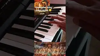 kaavaalaa song piano notes#kaavaalaa #jailar #tamannaah #trending #piano