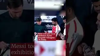 Lionel Messi gifts Argentina jersey to CM Revanth Reddy and Rahul Gandhi