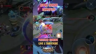 Will this be a SAVAGE ~ Enemies running in fear ~Alpha vs All #freaklad #mlbb #shorts #alpha #savage
