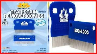 Quality product -  Bodhi Dog Tear Eye Stain Remover Combs | Set of 2 | Clean and Remove Crust, Dirt,