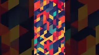 #freedownload Vibrant Geometric Shapes Animation | Abstract Background #video #short