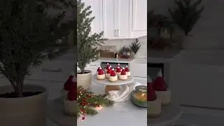 Чизкейк-шапки Санты