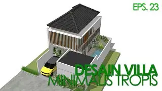 (EPS. 23) Desain Villa Tropis minimalis Bpk Prajanata Datutusta 2, Denpasar, Bali