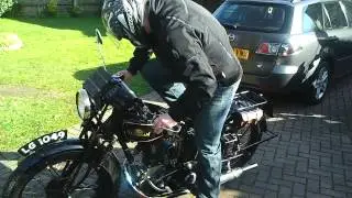 Starting my 1929 Sunbeam model 5