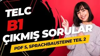 TELC B1 SINAVI, PDF 5 SPRACHBAUSTEINE TEIL 2