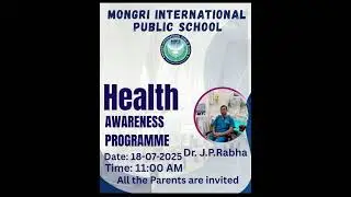 Health Awareness programme! #health#schoolhealth #mentalhealth