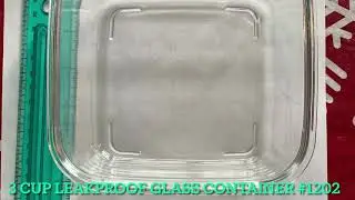 Pampered Chef Leakproof Glass Containers