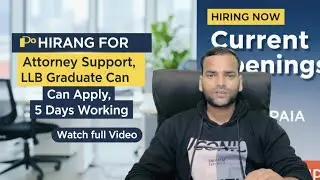 Provana Hiring For Attorney Support ll LLB Graduate can apply ? 
