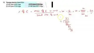 Percentage composition of mass in CO2 is: #NUMS2022