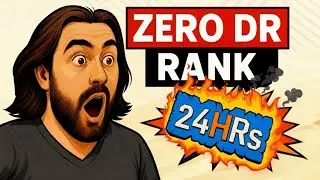 🔥 How To Rank a ZERO Domain Rating Site in 24 Hours [Secret Method Revealed]