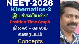 NEET -2026 - Kinematics(இயக்கவியல்)-Concepts-2 @myphysicssir9994 