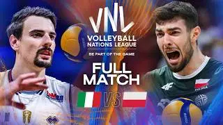 Italy 🇮🇹 vs. Poland 🇵🇱 | VNL 2025 - Full Match | Week 2