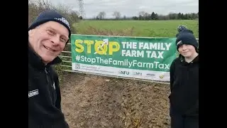 STOP THE FAMILY FARM TAX NFU BANNER