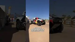 The satisfying sounds of the Toyota Hilux Rally Raid edition 🤤