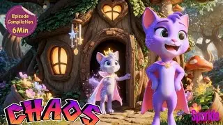 Episode Compilation! 🌟 Sparkle Paw's Chaos| Magical Cartoon Adventure for Kids