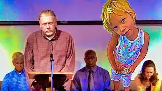 Don Wells says a prayer for Summer Wells prayer vigil at the families church
