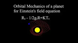 Orbital mechanics of a planet for Einsteine's fields equation