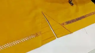 How To Create Stunning Pintex and Joint Lace Trouser Poncha Designs