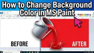 Change Background Color in Paint !