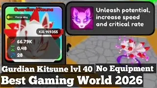 Gurdian Kitsune lvl 40 Review Stickman TD #roblox #2026 #bgw BGW Aditya 