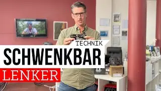 Rotatable bicycle handlebar - stem STEM TWIST for motorhome + office bySchulz, pivoting!