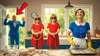 MILJONÄR-PAPPAN ANLÄNDE OANMÄLD OCH SVIMMADE NÄSTAN NÄR HAN SÅG BARNVAKTEN OCH SINA BLINDA DÖTTRAR!
