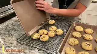 6-Pcs Nonstick Bakeware Set-Highest-Quality Baking Sheets, Non-Grease Cookie Trays - NCBK6TR7