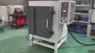 Temperature uniformity testing on muffle furnace