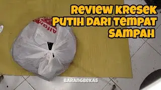 Review of White plastic bags from the Trash can