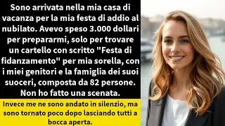 Sono arrivata nella mia casa di vacanza per la festa di addio al nubilato