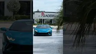 Let&rsquo;s take another look at this Huracan Tecnica in Blu Uranus! #LamboPalmBeach