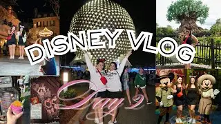 DISNEY VLOG DAY 2 ✨🦁 Animal Kingdom ➡️ eating around the world in Epcot