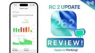 iOS 26.2 RC 2 Battery | iOS 26.2 Review After 3 days Hindi | Should you update?🔥