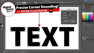 How to Round Corners Precisely in Illustrator (Exact Radius Tips)