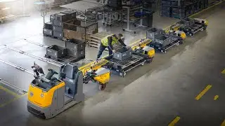 Electric tow tractor EZS 350: Maximum comfort meets best performance and maximum safety.