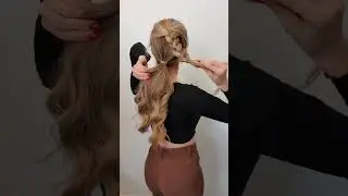 COIFFURE RAPIDE POUR LES F&Ecirc;TES ✨️💖 #coiffure #coiffurefacile #coiffuresimple #ponytail #tresses