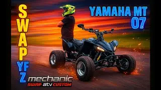 👹 SWAP Legion! 💥🔥Yamaha YFZ 450 / MT-07 Black Edition 👹👹 Made by Mechanic ATV #atv #quad #atvriders