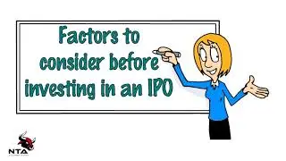 IPO and factors to consider before investing in IPO | NTA&trade;️