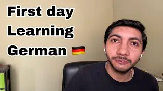 Learning German from Scratch (First Video)
