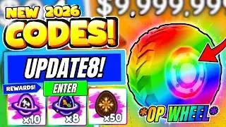 *NEW* ALL WORKING *UPDATE 8* CODES FOR LAUNCH A WHEEL IN JUNE 2026! ROBLOX LAUNCH A WHEEL CODES