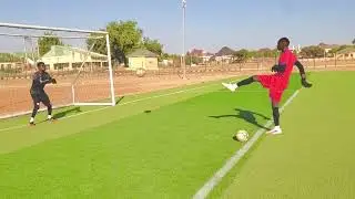 Fast foot Ball handling goalkeeping drills with Akor Ojoma #viralvideo #viralreels #football #sports