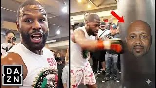 Floyd Mayweather FIRST LOOK Training for Roy Jones Jr Fight | Comeback Footage REVEALED