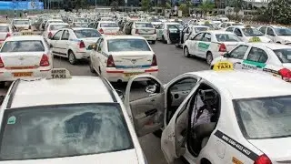 Drivers Anger Against Ola-Uber Company: ಓಲಾ-ಊಬರ್ ಸಂಸ್ಥೆ ವಿರುದ್ಧ ಚಾಲಕರ ಕಿಚ್ಚು #bangalore #taxi