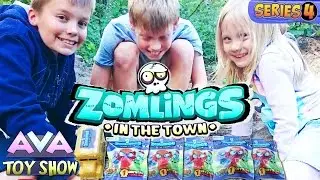 Zomlings Series 4 in a creepy forest