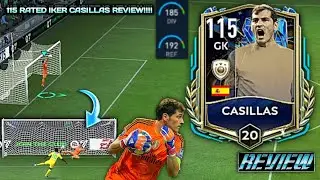 115 RATED TOTS IKER CASILLAS REVIEW!! BEST EVENT ICON GK? FIFA MOBILE 23