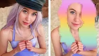 I Pretended My Hair was Purple for a Month.