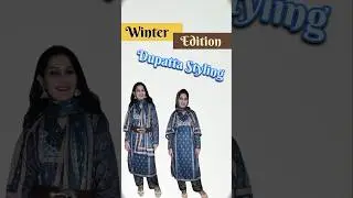 Dupatta Styling Ideas #winterfashion#dupattastyling#winterfashion#dupatta #youtubeshorts #ytshorts