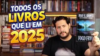 Tudo o que eu li em 2025!