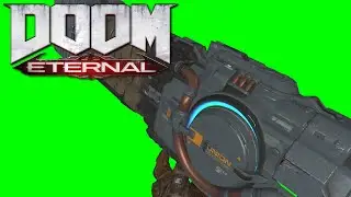 Doom Eternal - Plasma Gun in First Person [GREEN SCREEN]