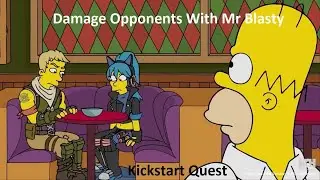 Damage Opponents With Mr Blasty Fortnite Simpsons Kickstart Quest